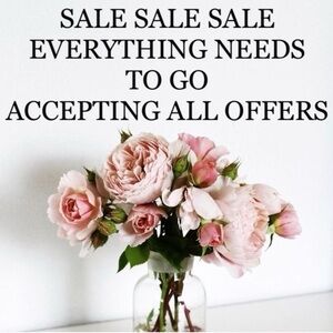 SALE! EVERYTHING MUST GO. Make an offer!